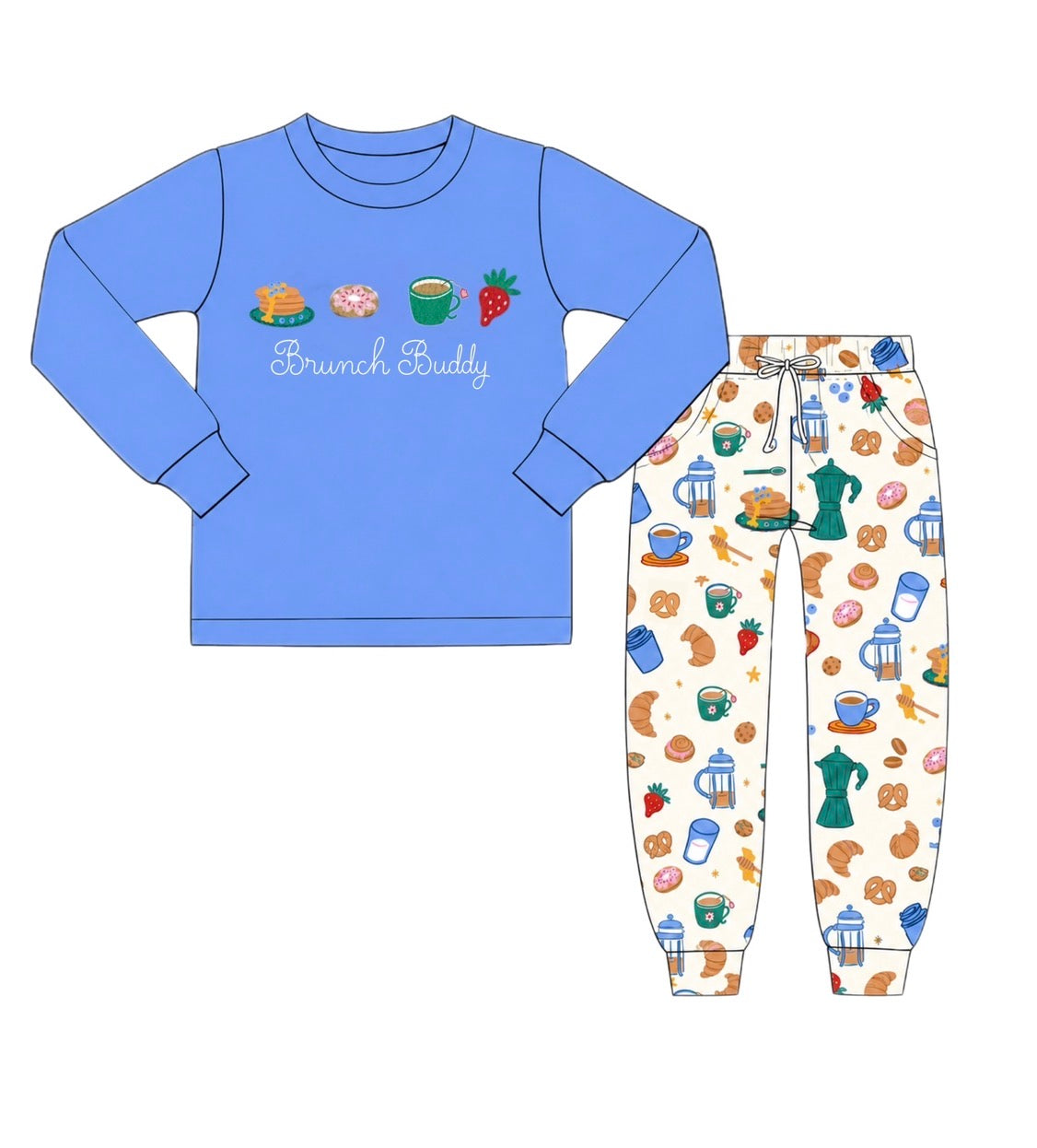 PO55 Brunch Buddies Jogger Set