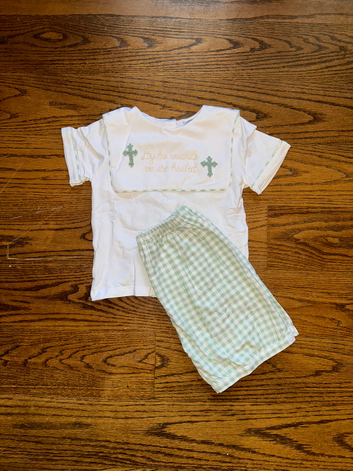 By His Wounds Shorts Set