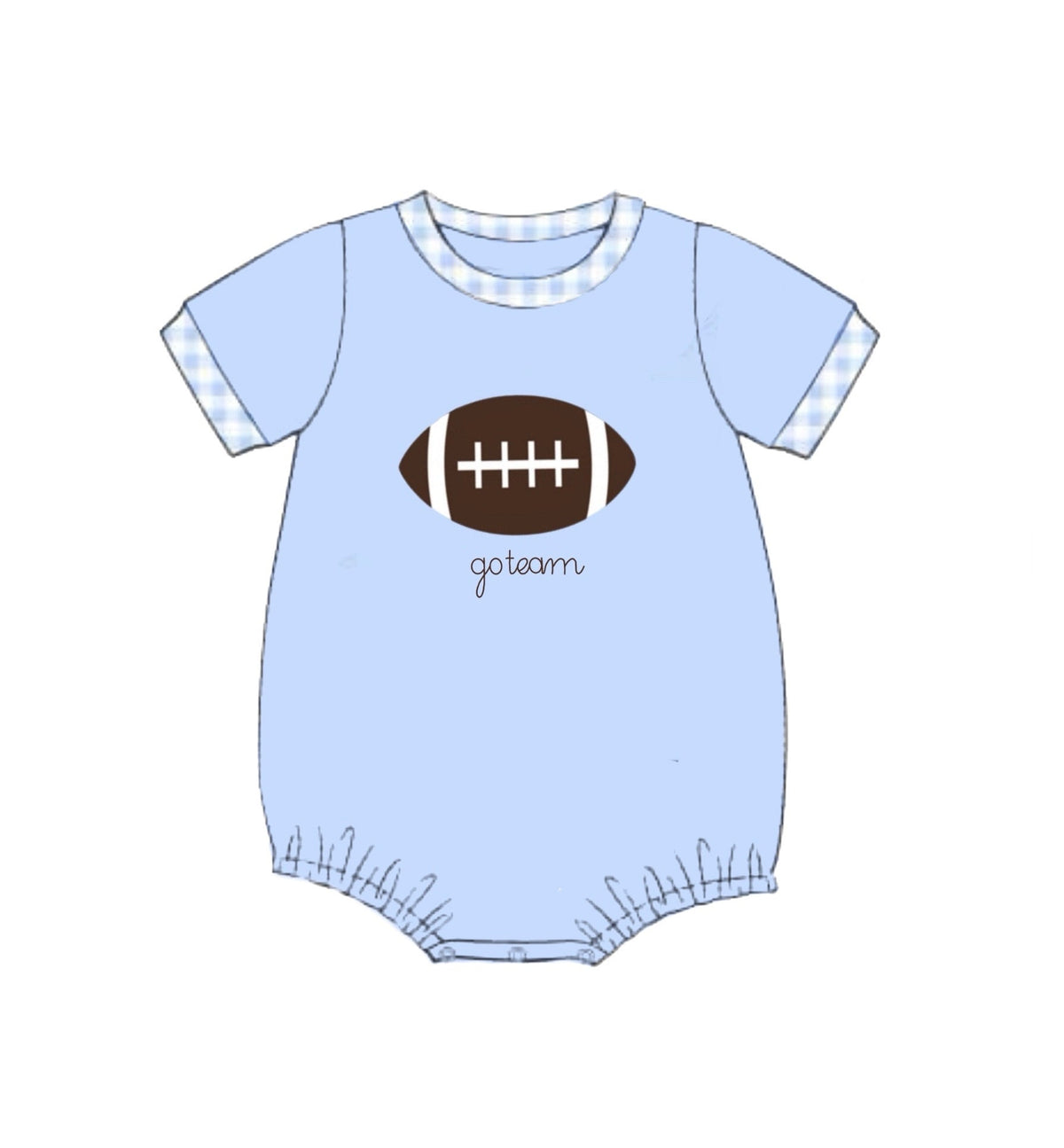 PO50 Applique Footballs Bubble