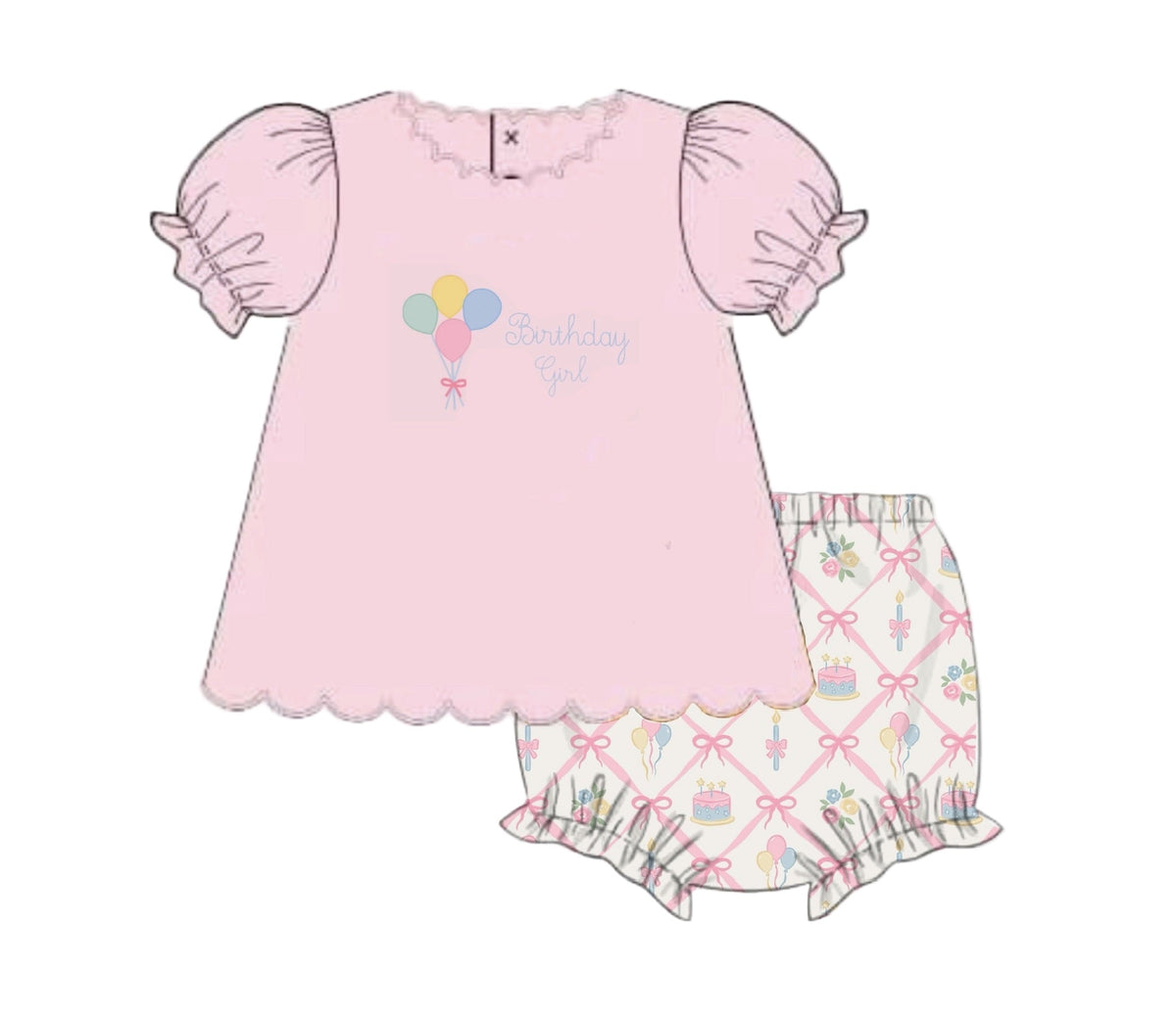 PO46 Birthday Babes Bloomer Set