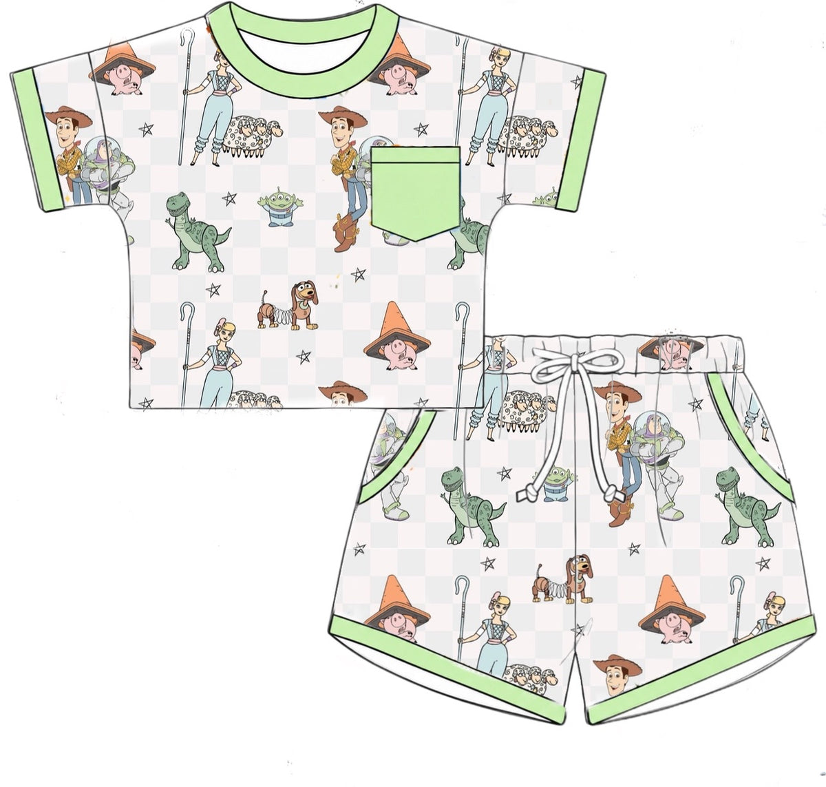 PO58 Boys Loungewear Short Set - Friend in Me