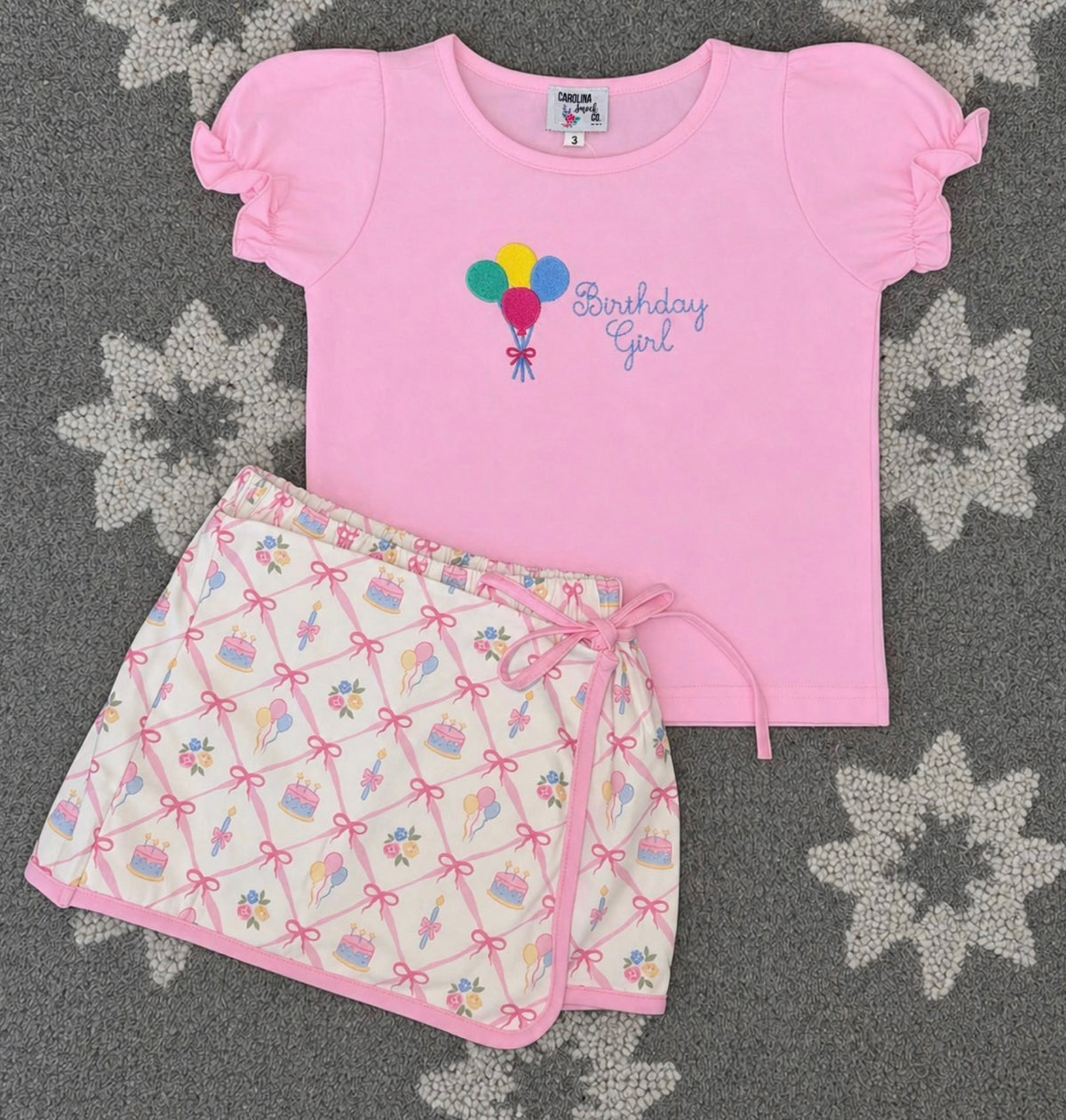 Birthday Babe Skort Set