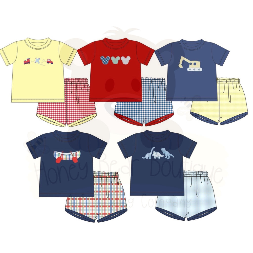 PFPO Boys Applique Sets