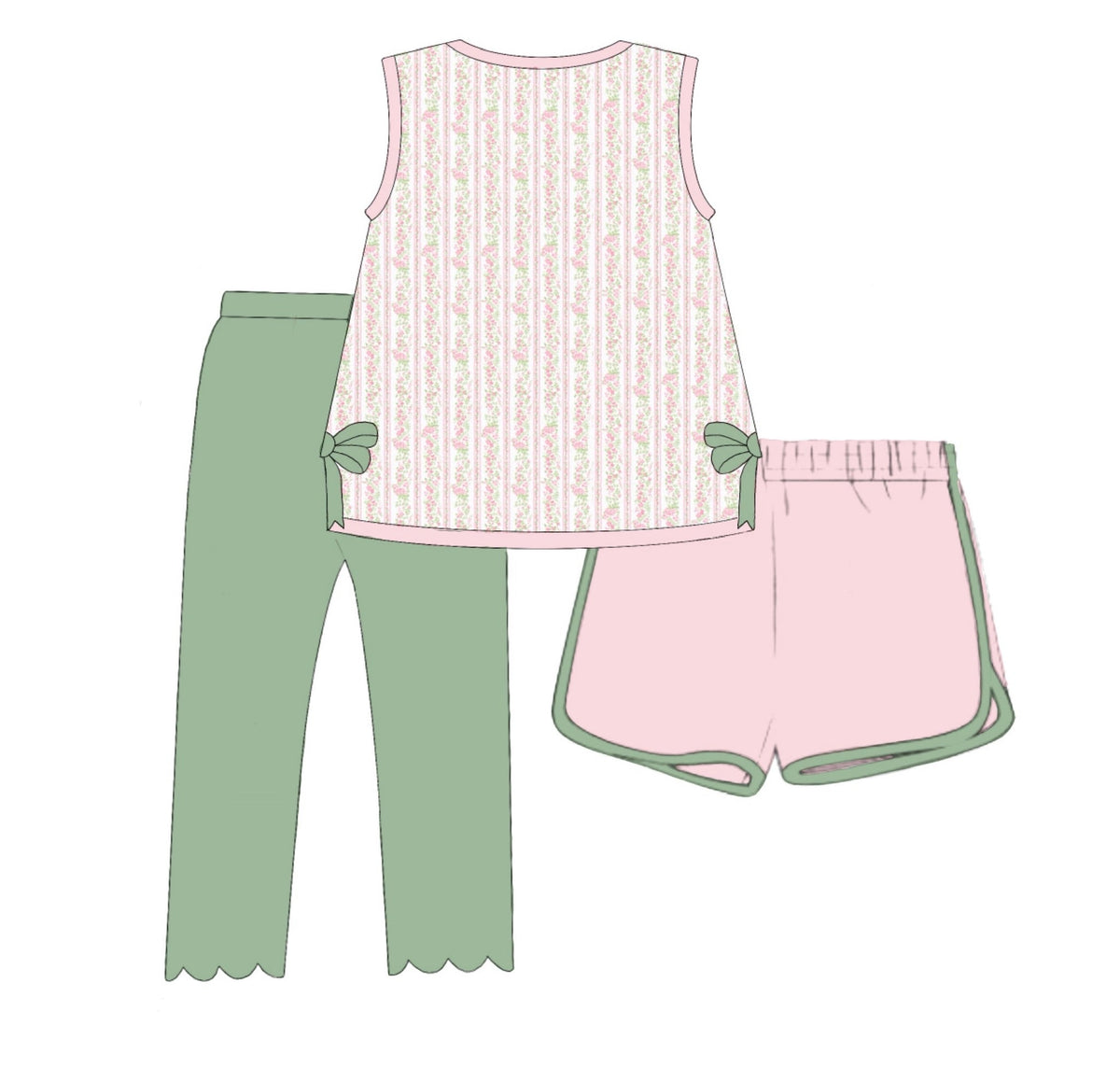 PO50 3 Piece Play Sets Leighton Floral