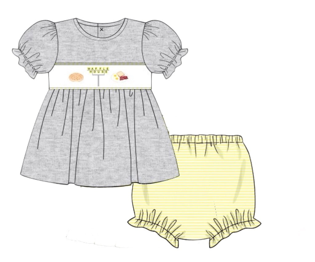PO58 Smocked All-Star Special Bloomer Set