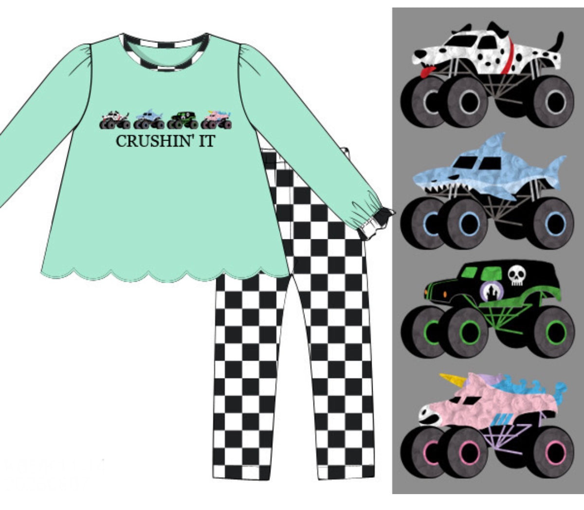 PO56 Crushin' It Legging Set