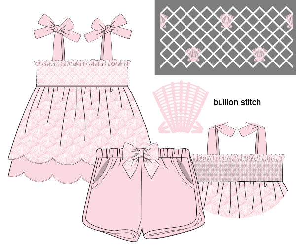PO48 Sweet Summertime Girl Short Set
