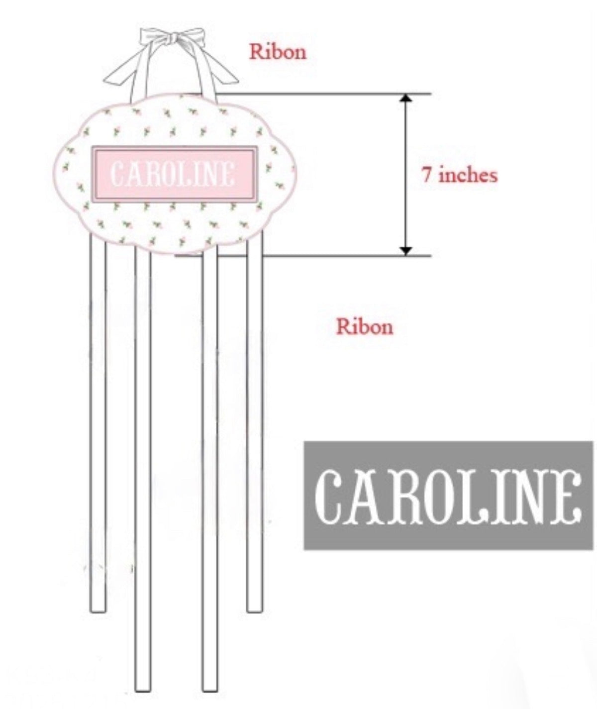 PO48 Smocked Bow Holder