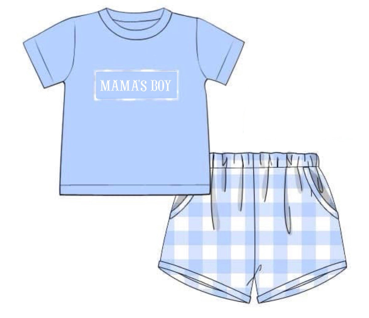PO46 Mama's Girl/Boy Short Set