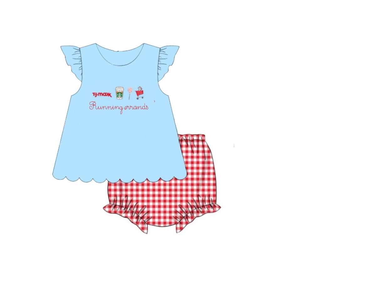 PO58 French Knot Running Errands Bloomer Set