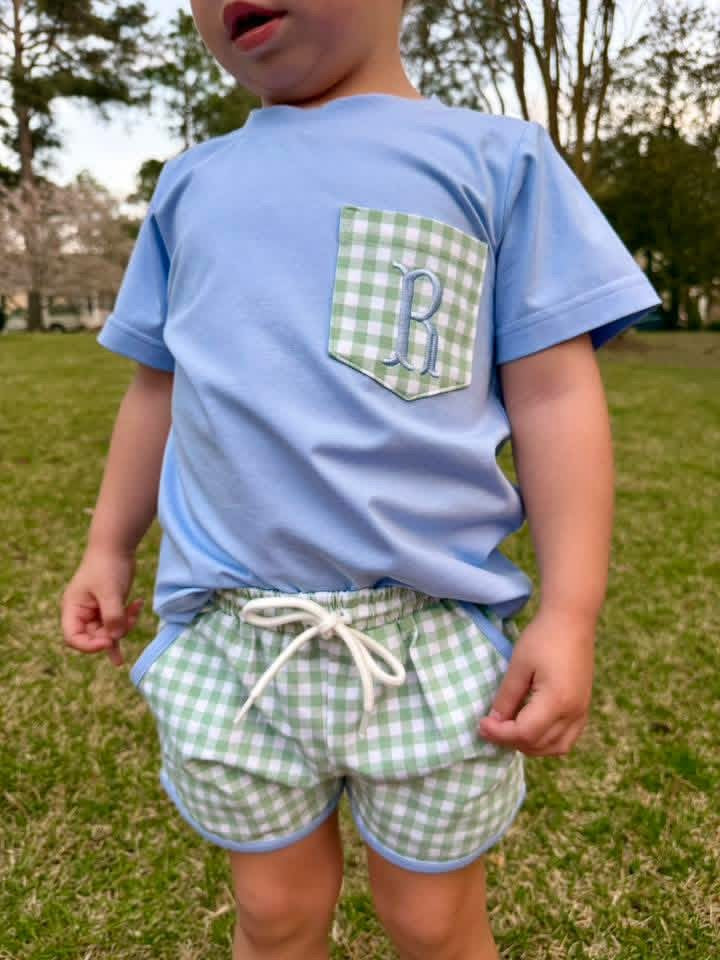 Hallie’s Hydrangeas Shorts Set