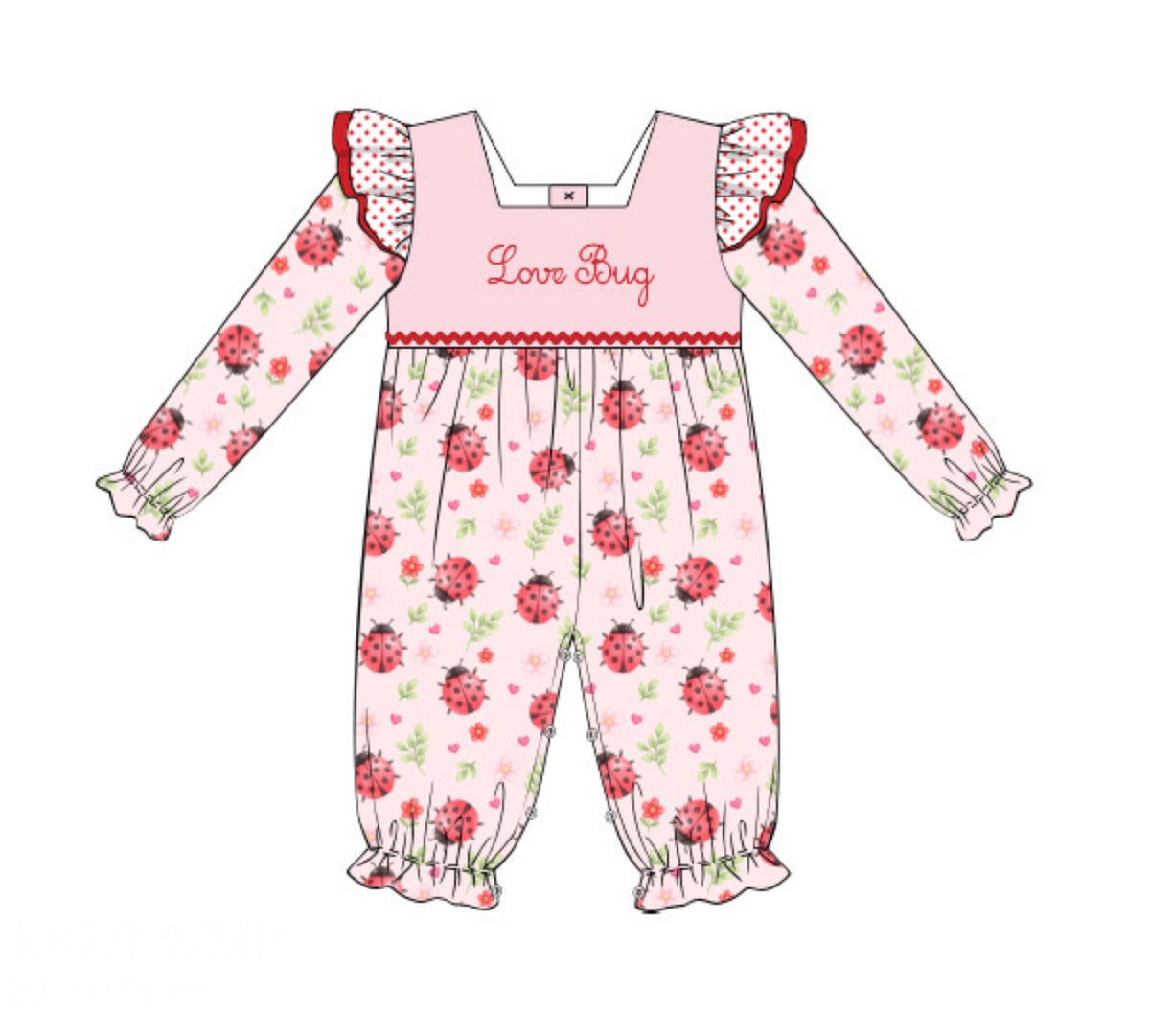 PO56 Love Bug Romper