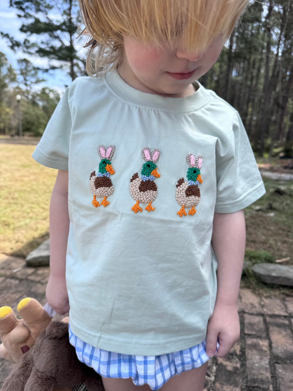 Easter Ducky Diaper Set