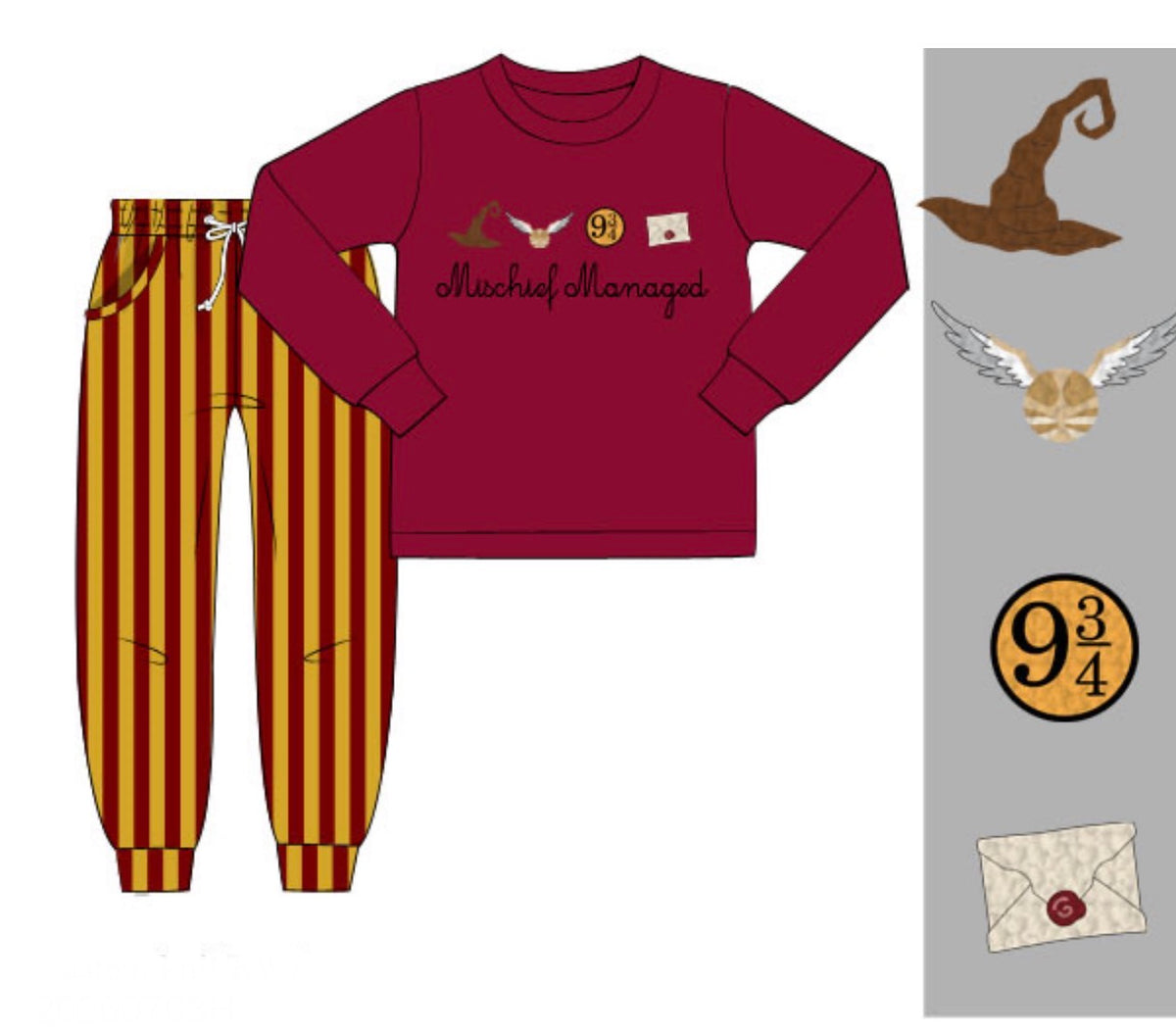 PO56 Mischief Managed Jogger Set