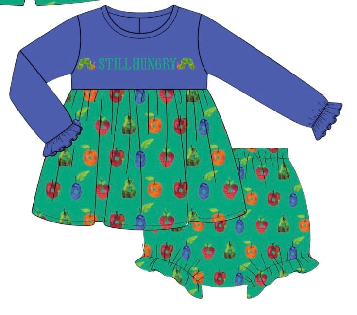 PO57 French Knot Still Hungry Bloomer Set