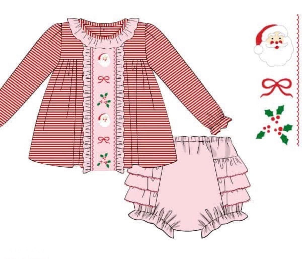 PO54 For the Girls - Sweetest Season Bloomer Set