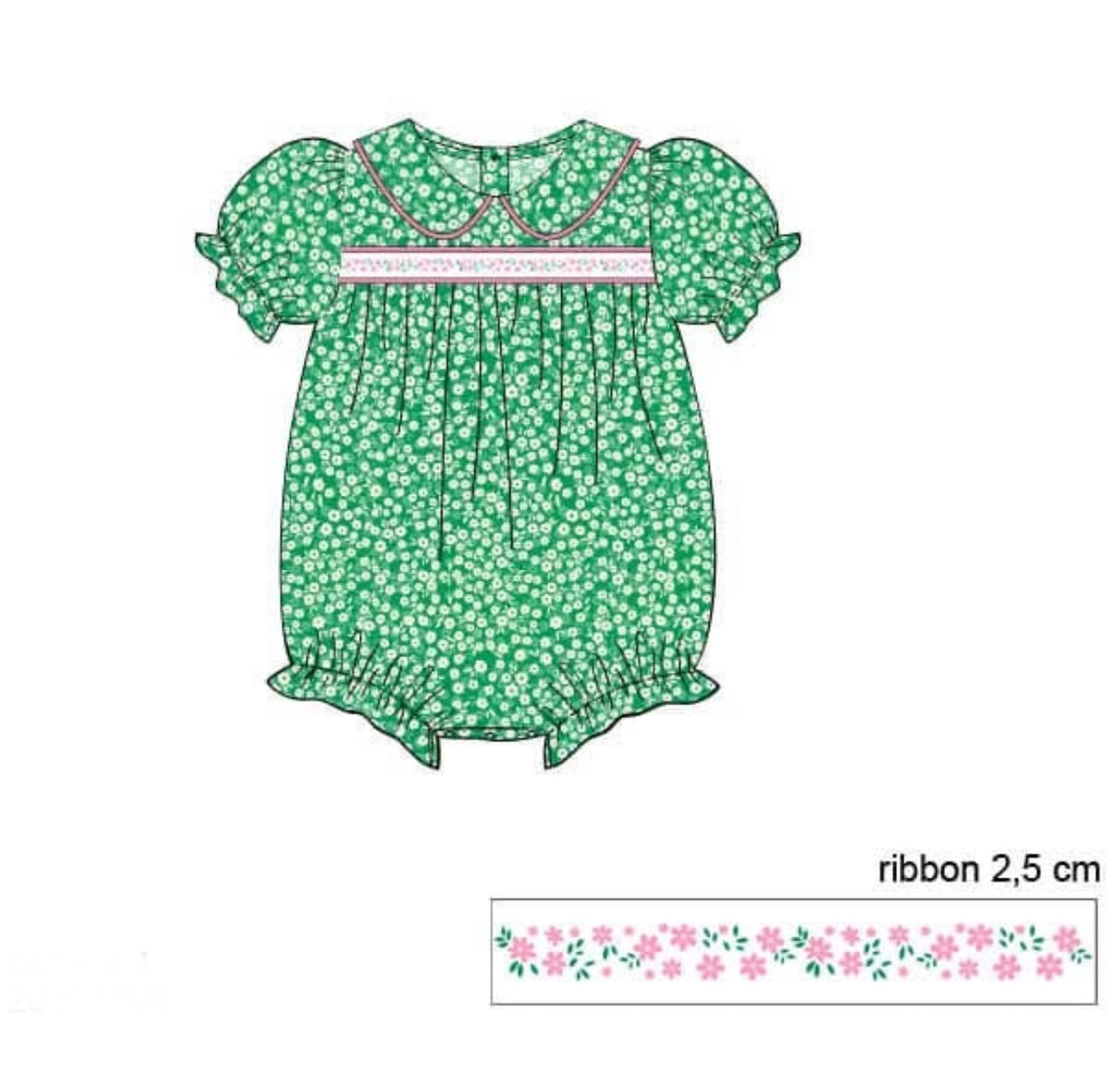 PO46 For the Girls - Green Ribbon Bubble