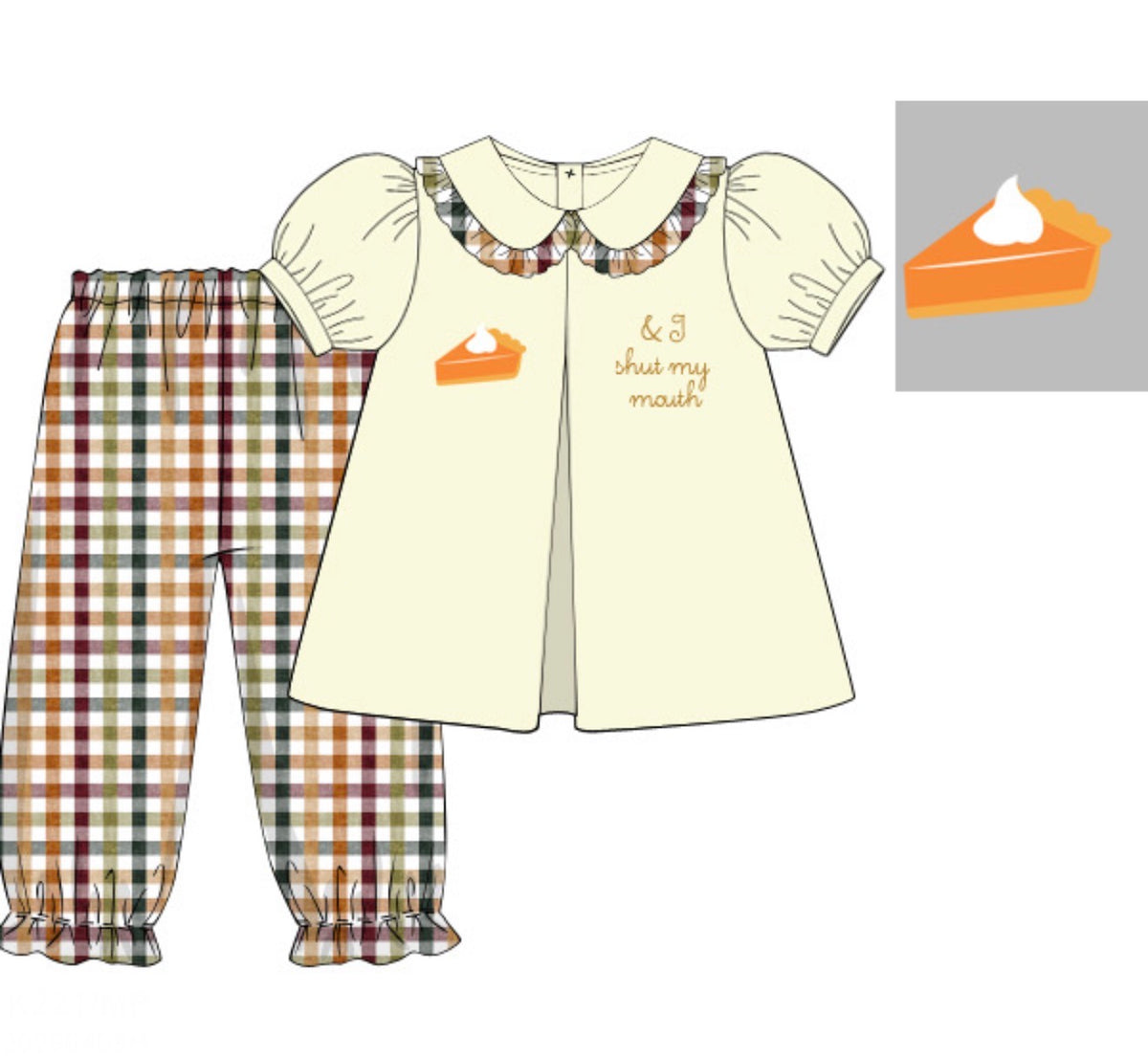 PO53 Shut My Mouth Pant Set