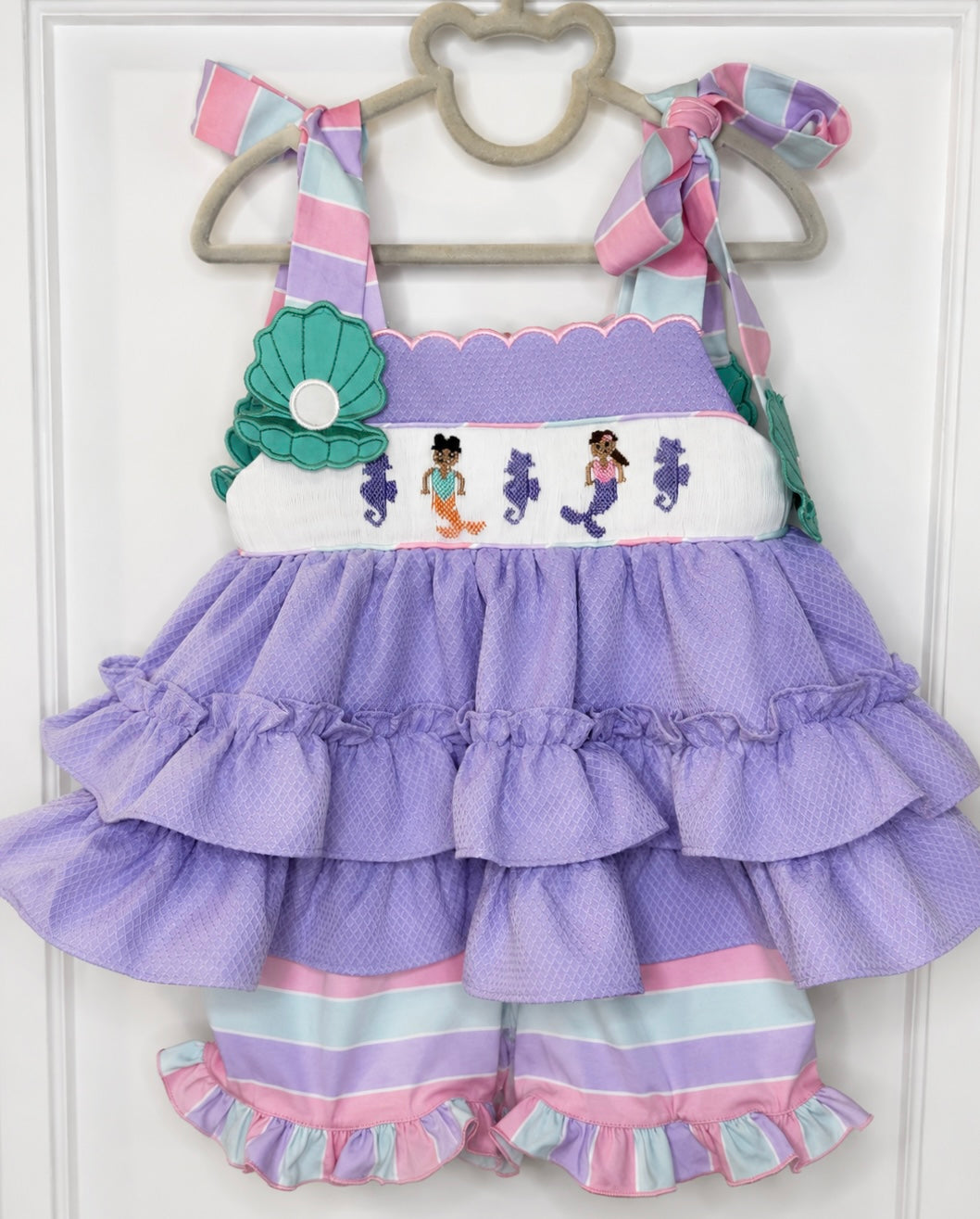 Mermaid For You Shorts Set