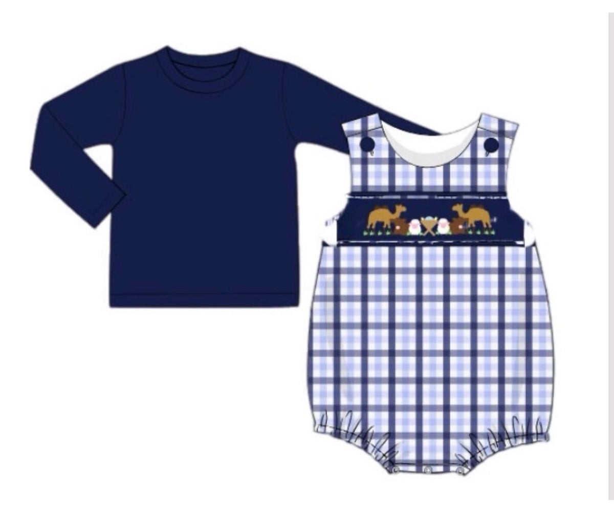 PO54 Smocked Follow the Star Bubble Set