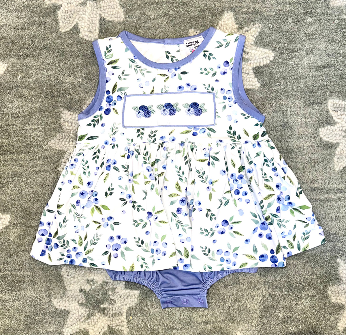 Blueberry Babe Skirted Bubble
