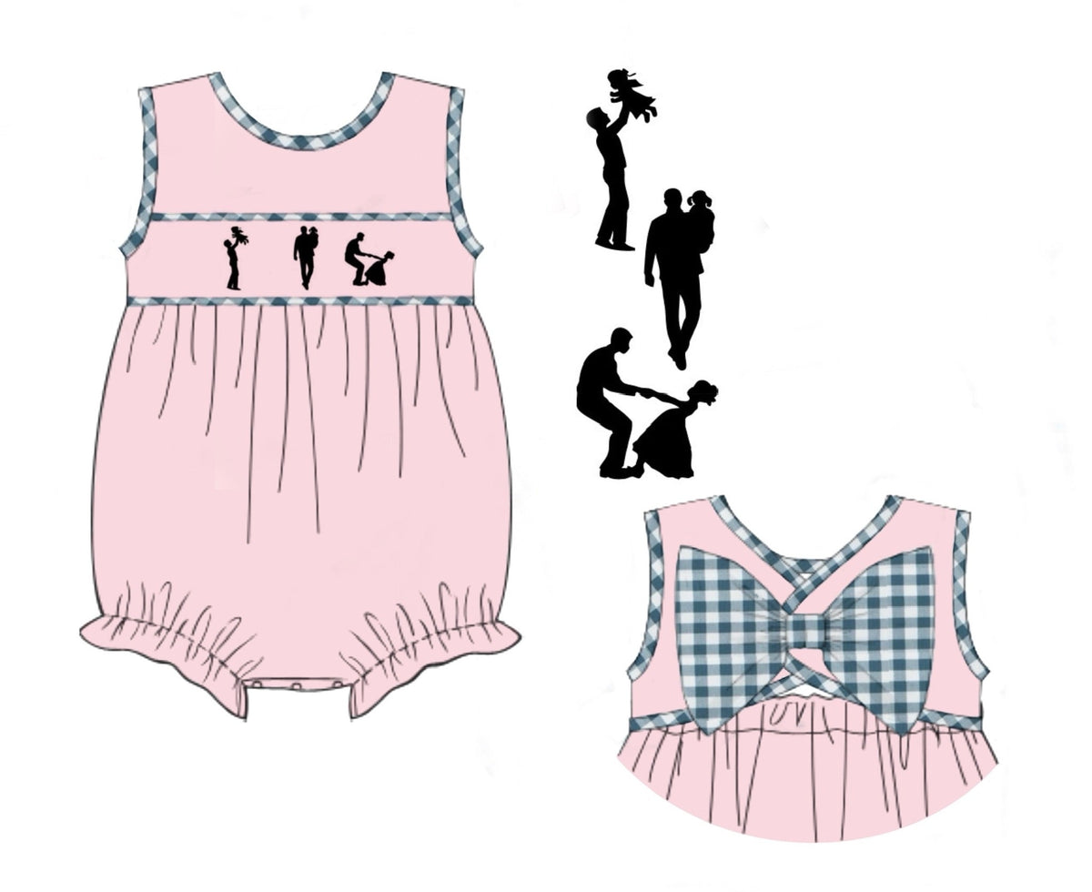 PO48 Daddy Silhouette Girl Bubble