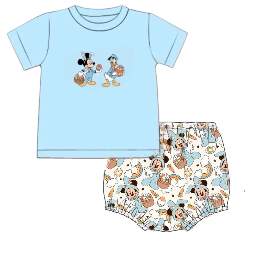 PO57 Easter Mouse Diaper Set