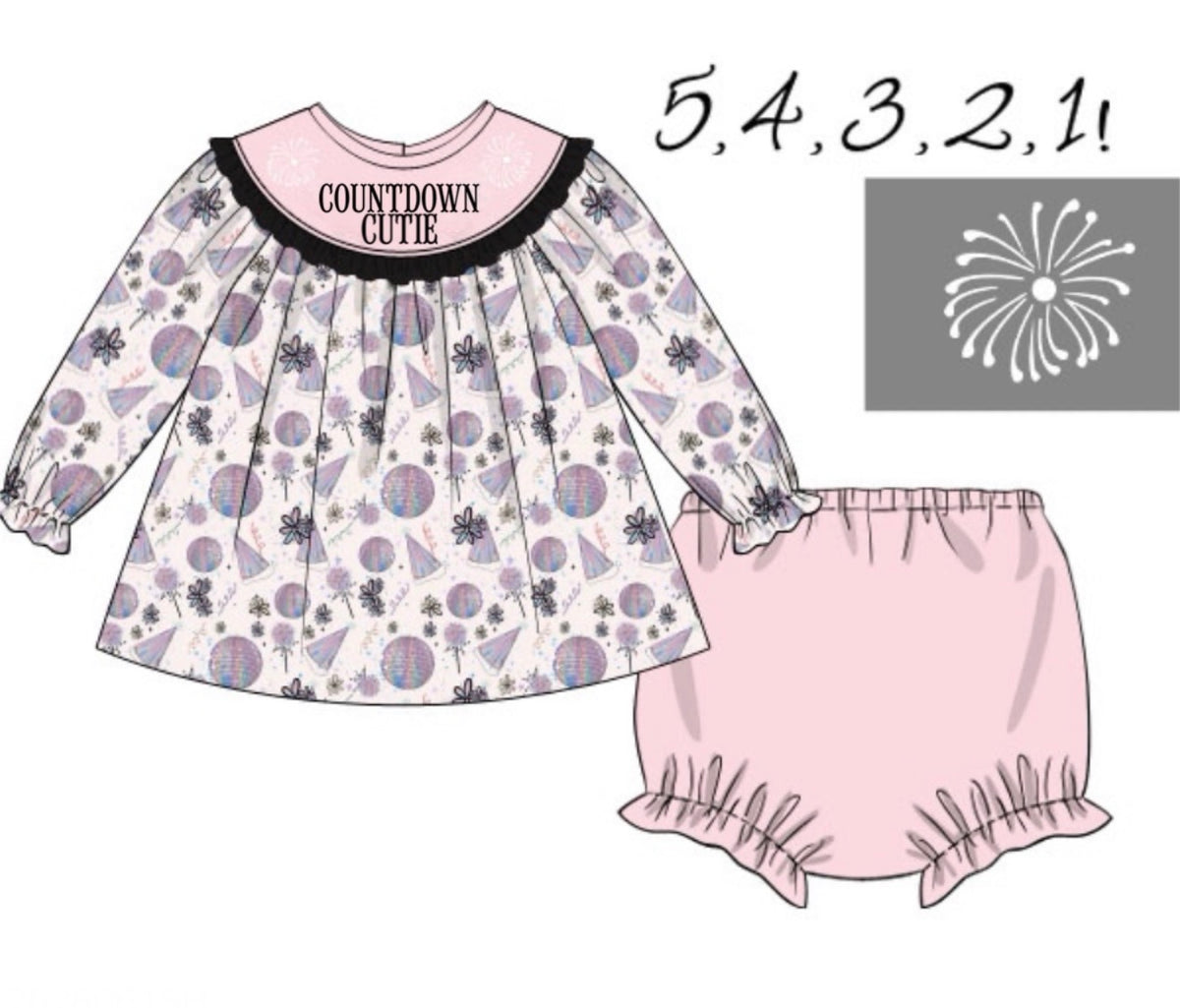 PO55 Countdown Clothes Bloomer Set