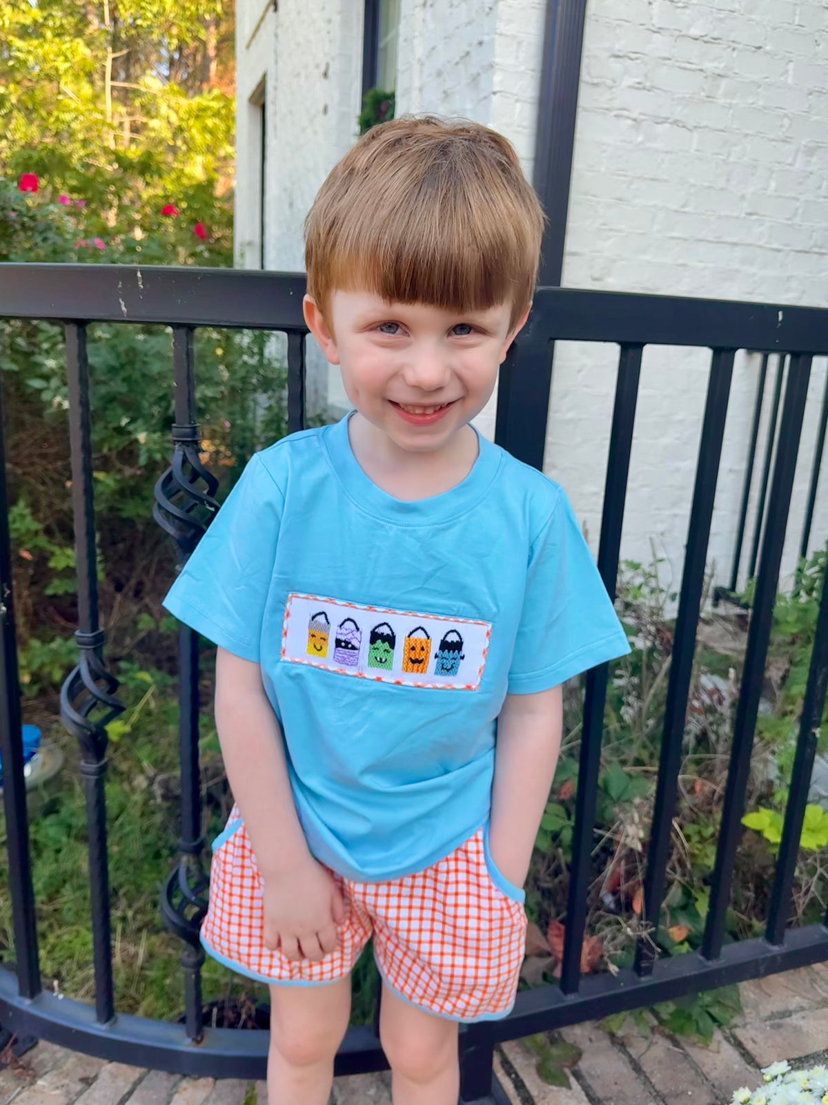 Smocked Treat Bags Boy Set