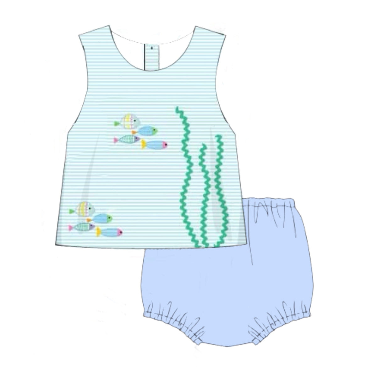 PO46 Exploring the Reef Diaper Set