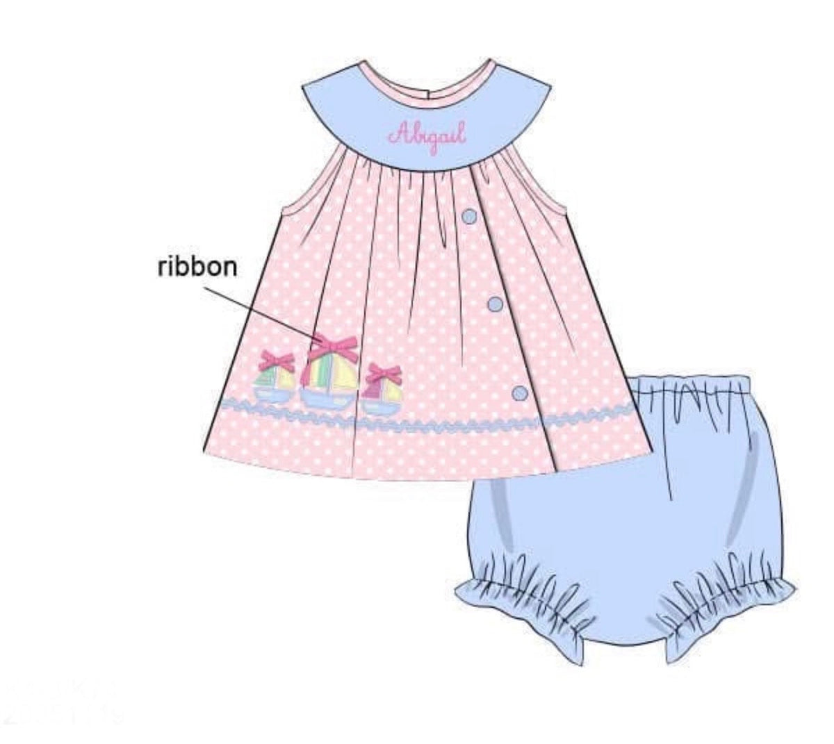 PO48 Set Sail Bloomer Set