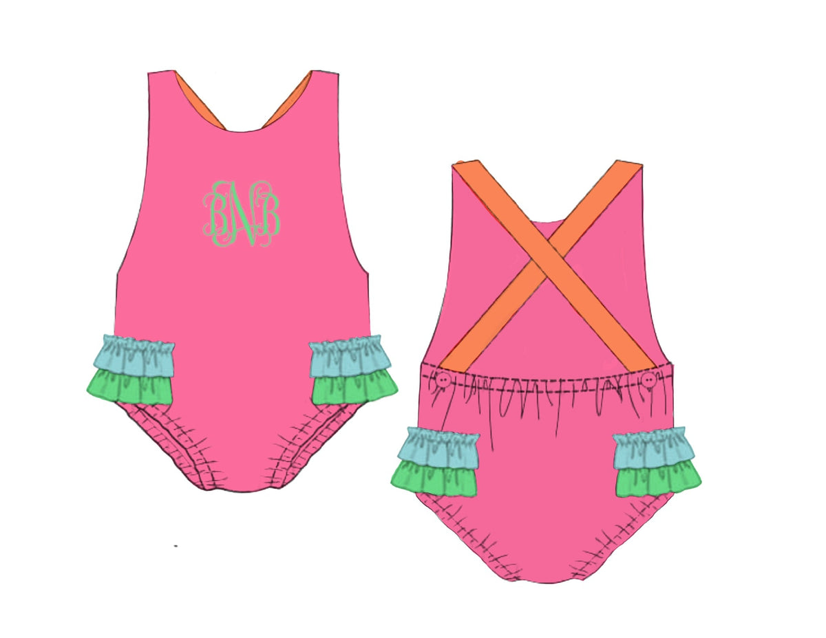 PO48 Bright Swim Girl 1pc.