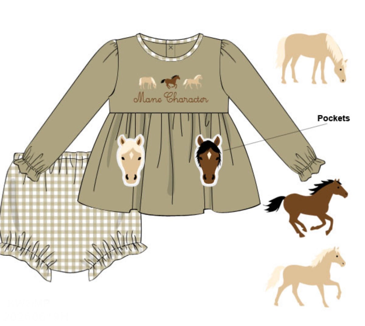 PO56 Saddle Up Bloomer Set