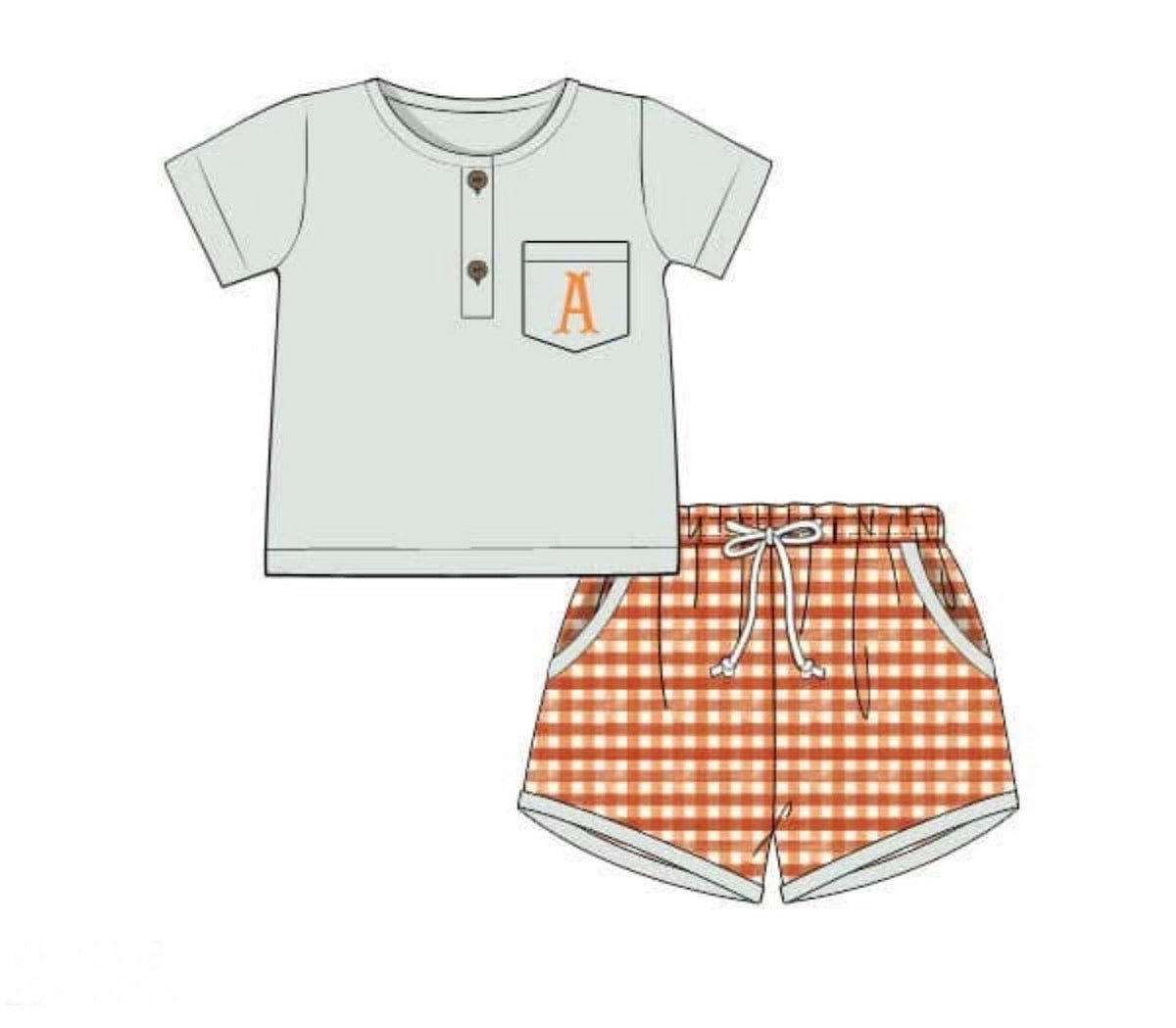 PO51 Autumn Hues Boy Short Set