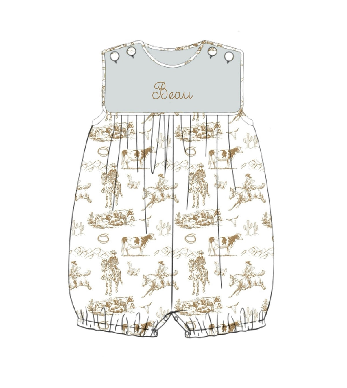 PO46 For the Boys - Rodeo Bubble