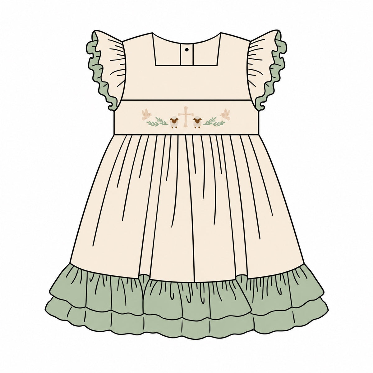 PO57 Worthy is the Lamb Dress