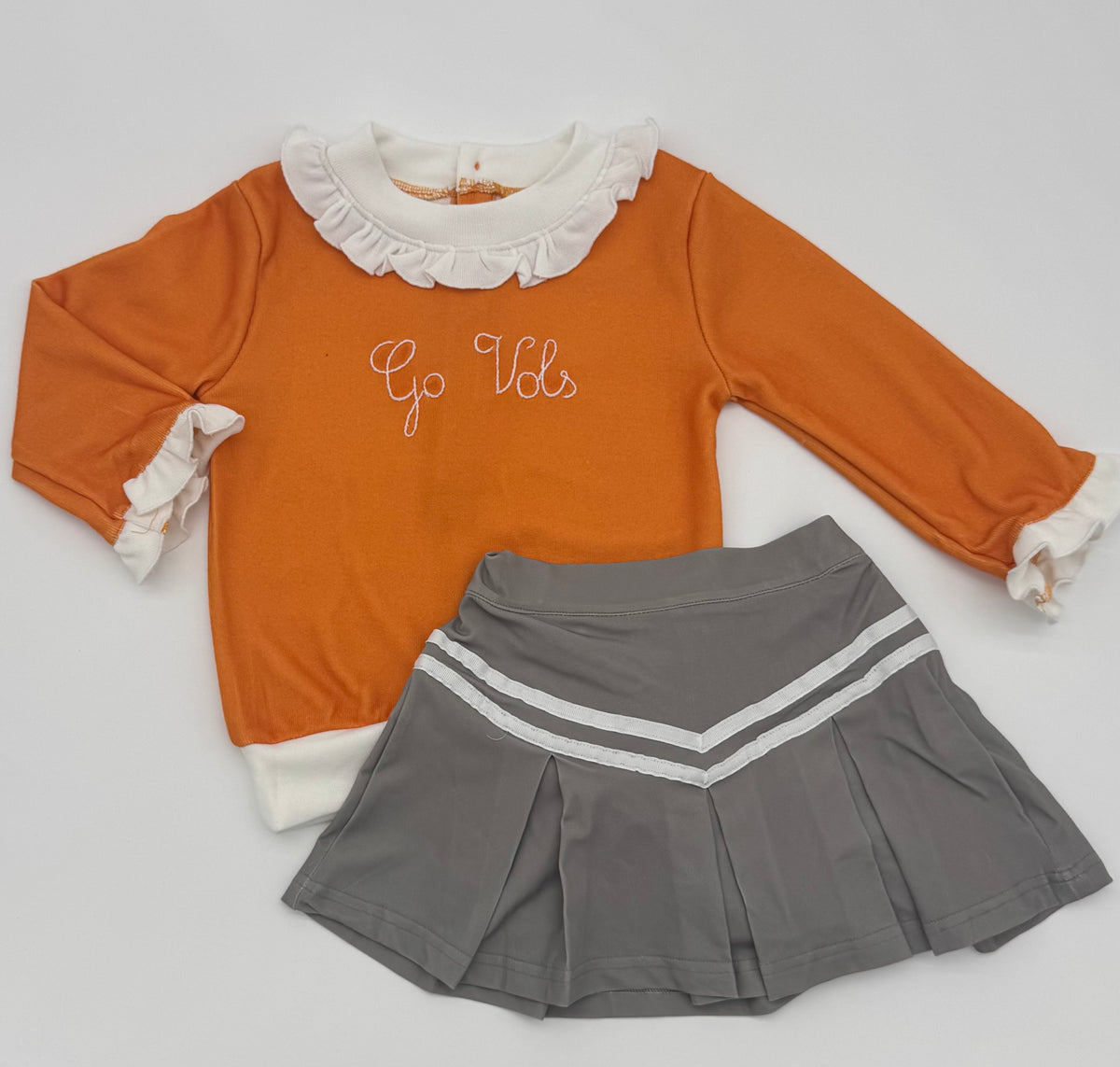 Orange & White Cheer Set
