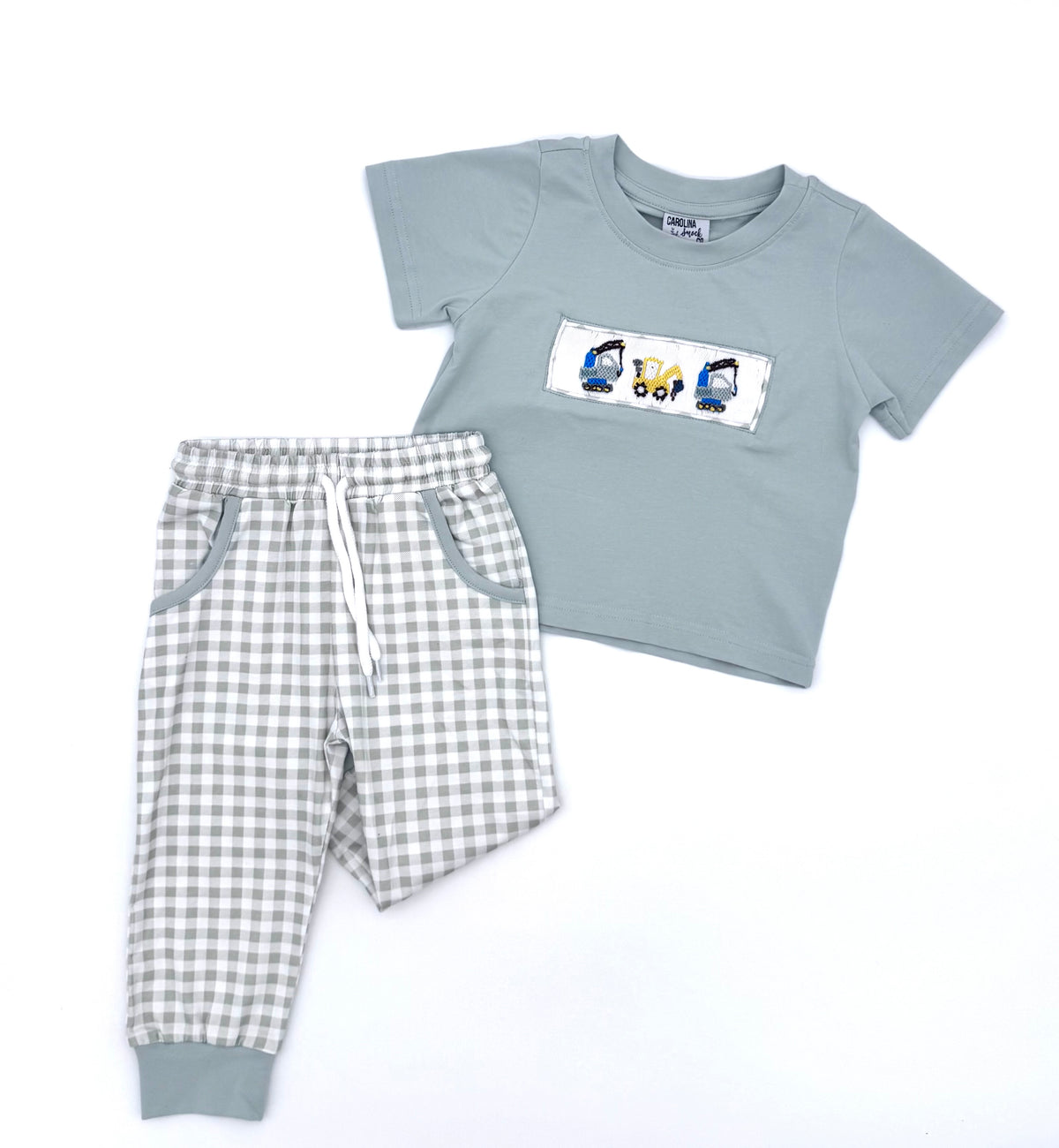 Sage Smocked Jogger Set