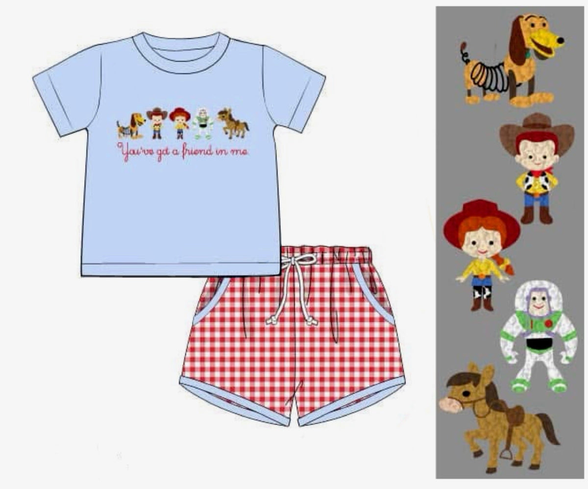 PO50 You've Got A Friend In Me Boy Short Set
