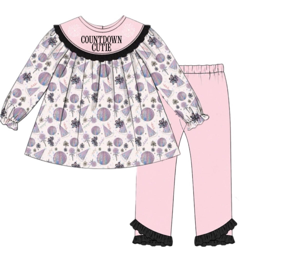 PO55 Countdown Clothes Legging Set