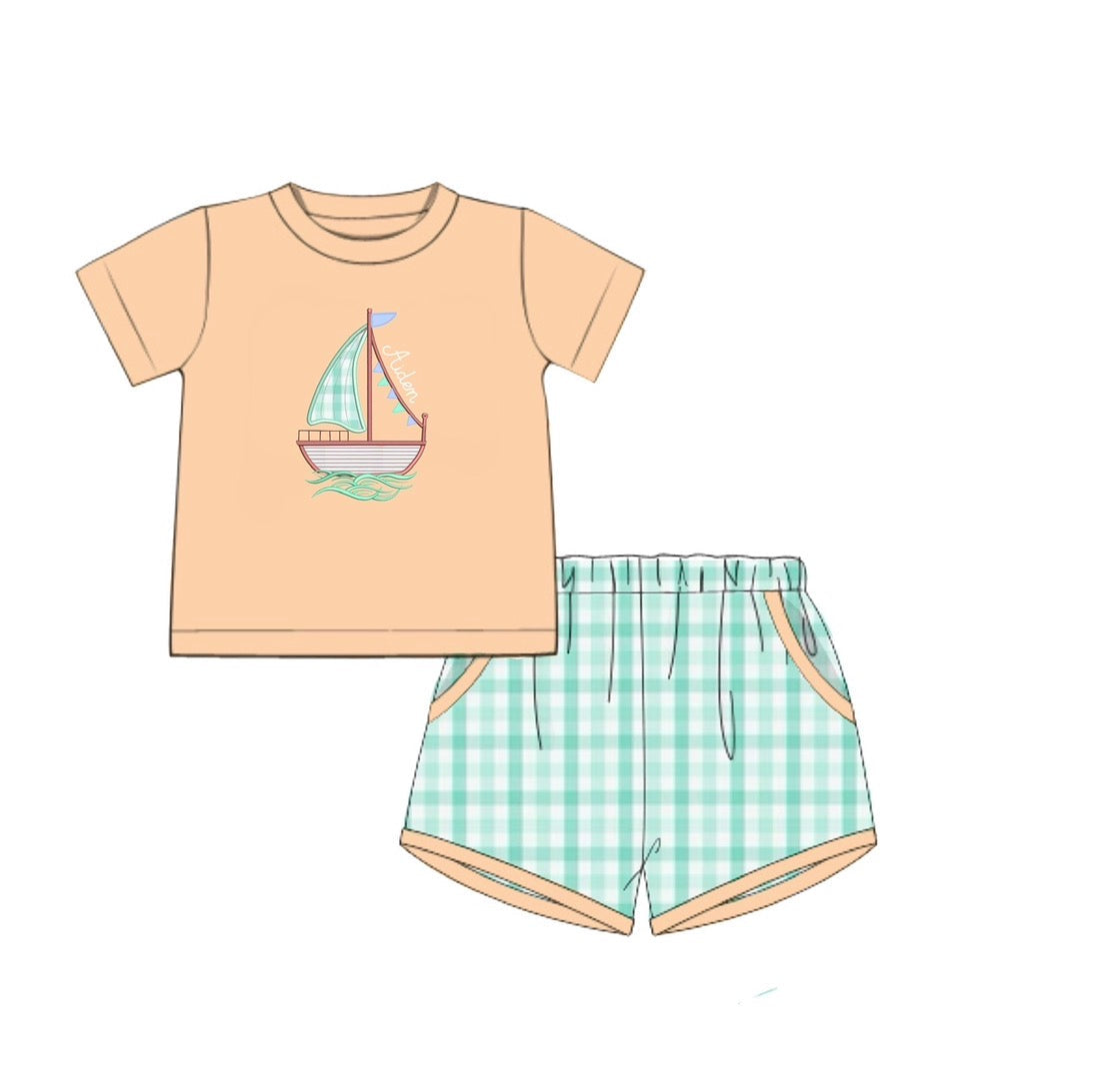 PO48 Sail Away With Me Short Set