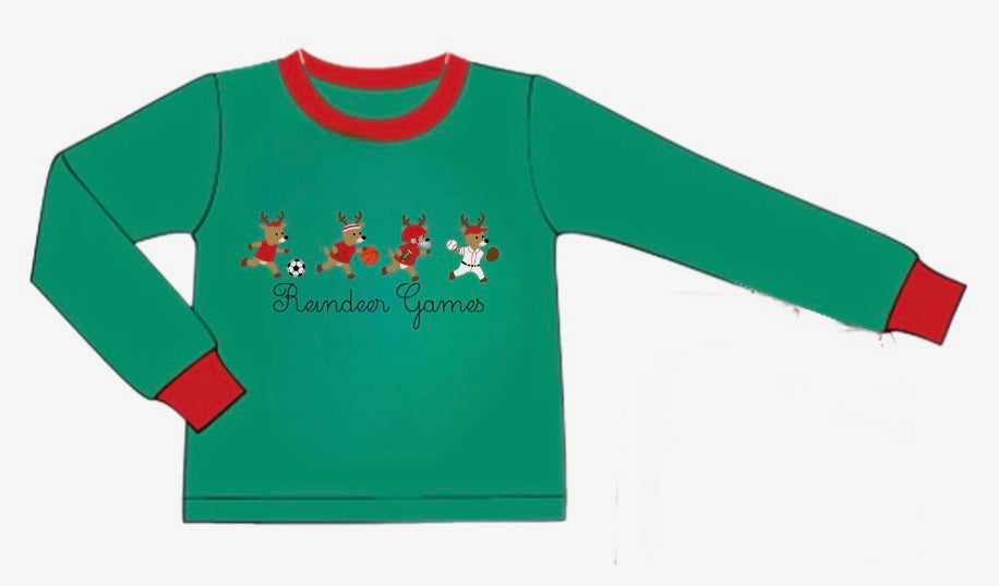 PO54 Reindeer Games Boy Shirt