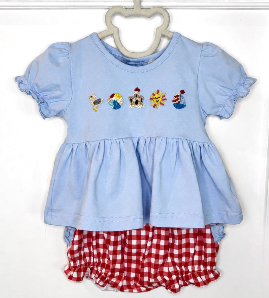 French Knot Beach Fun Bloomer Set