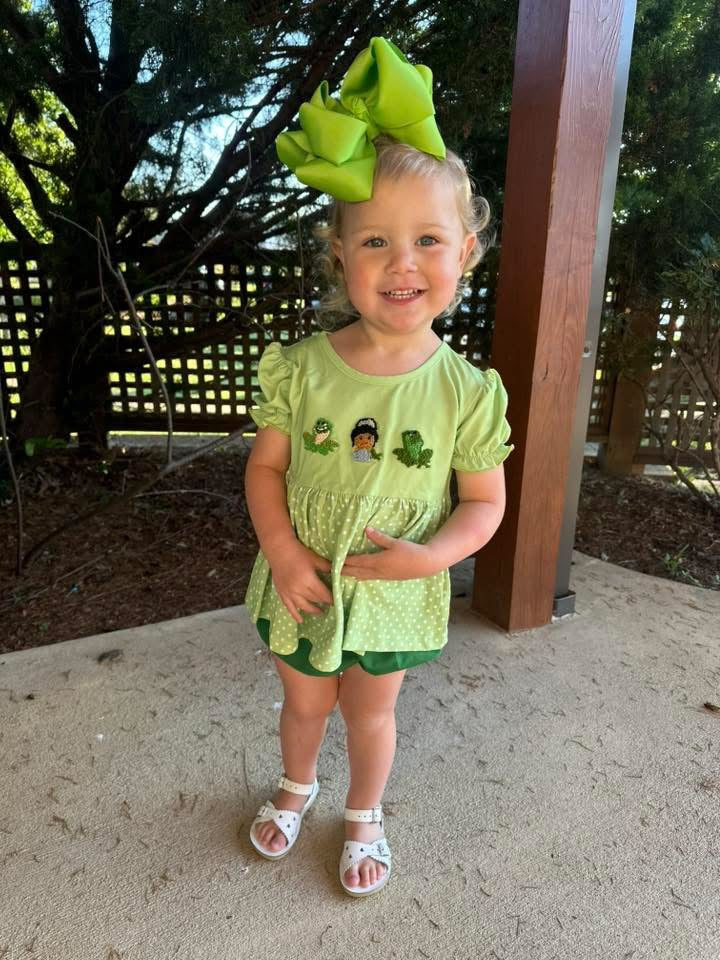 Bayou Princess Bubble Shorts Set