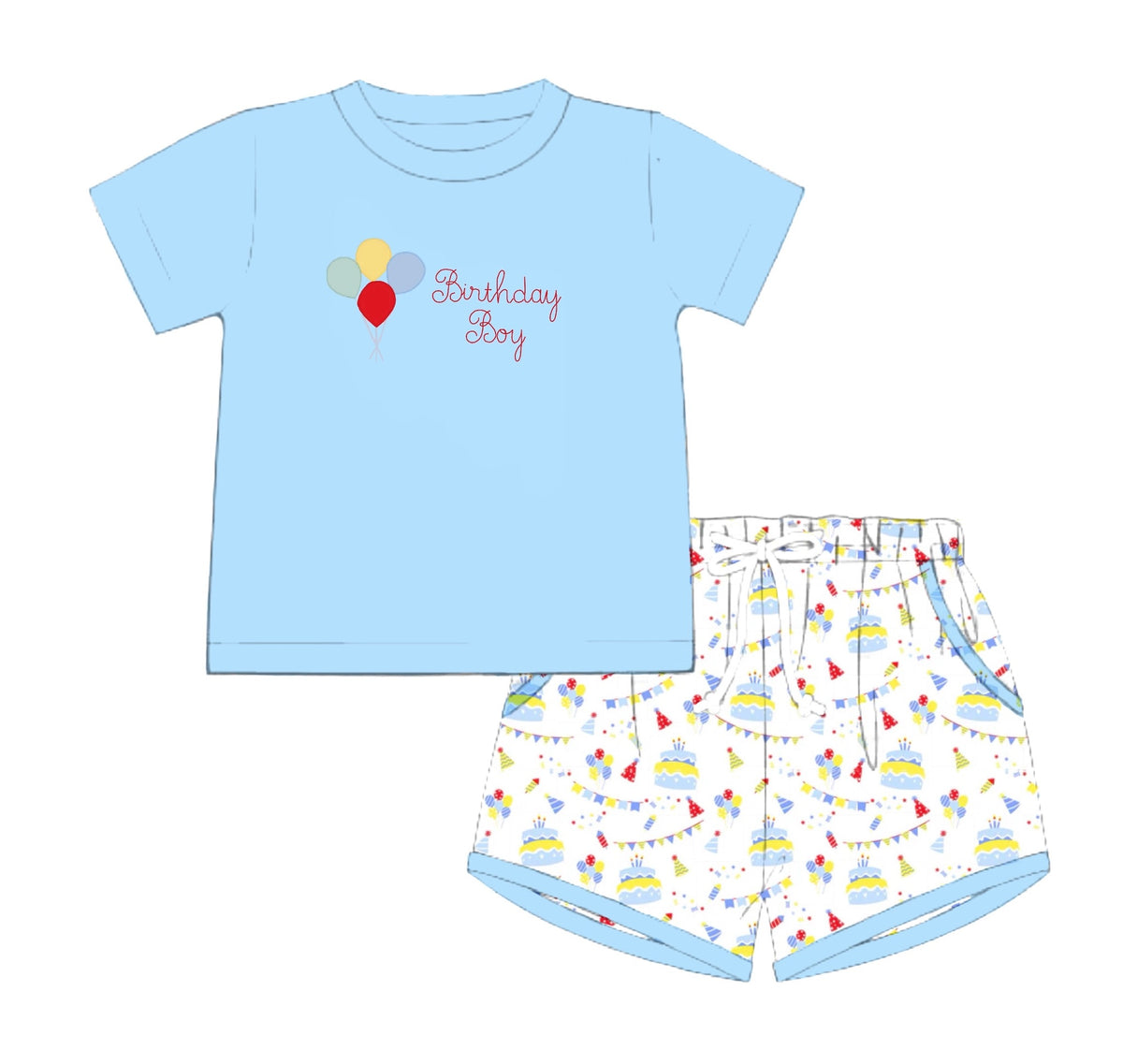 PO46 Birthday Babes Short Set