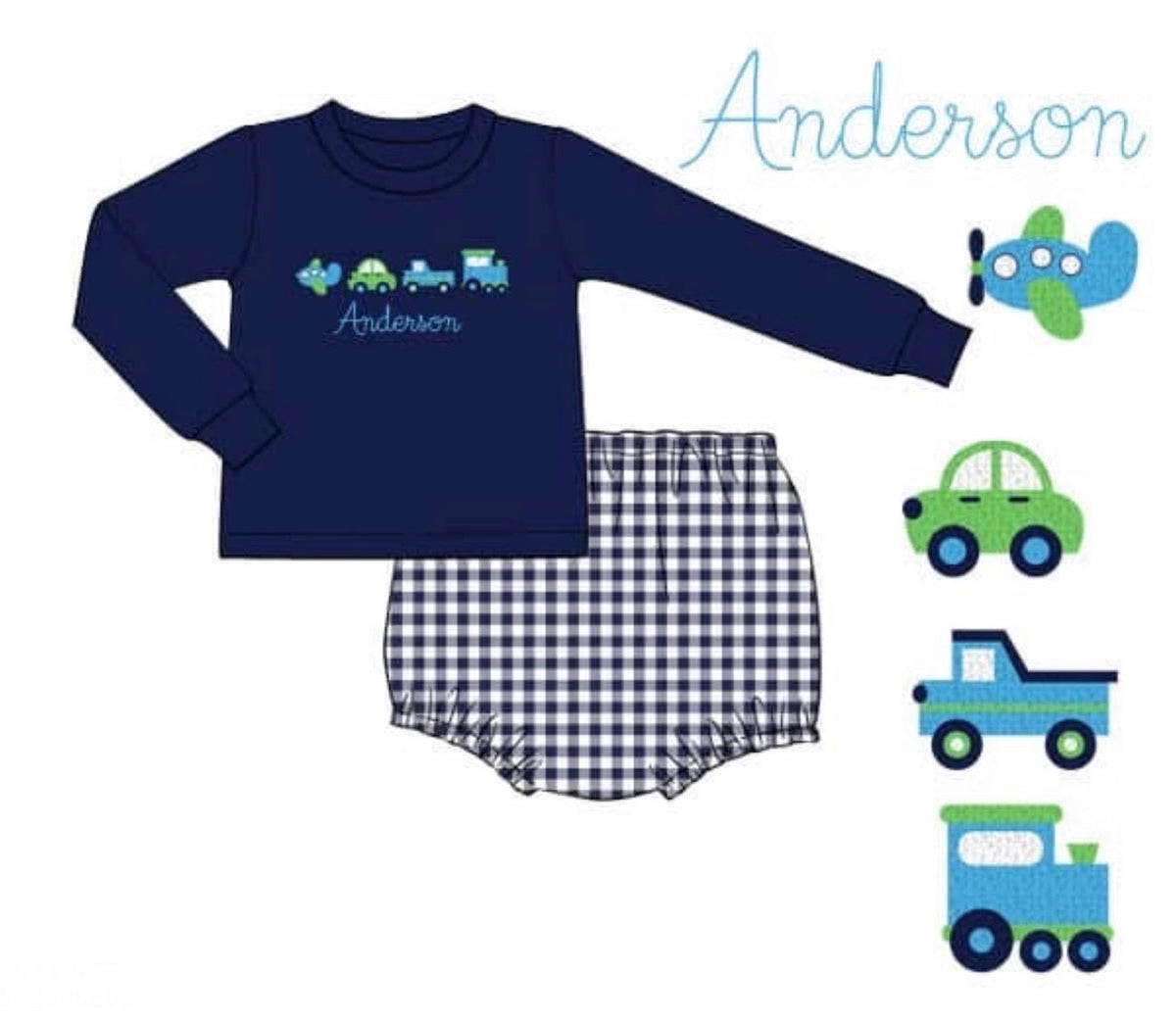 PO55 Winter Blues Diaper Set
