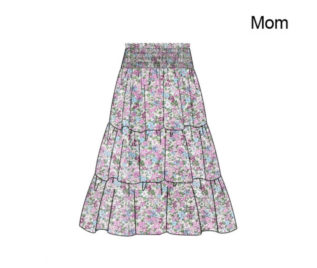 PO51 Sweet Caroline Mom Skirt