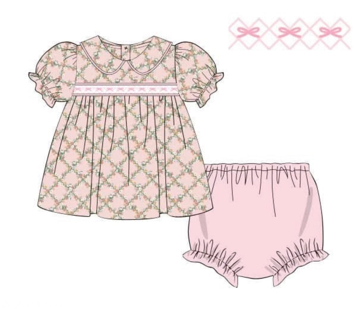 PO51 For The Girls - Fall Gardens Bloomer Set