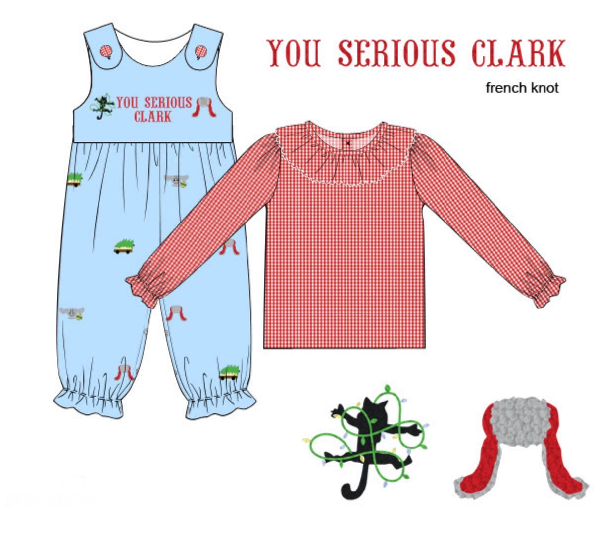 PO54 You Serious, Clark? Girl Romper