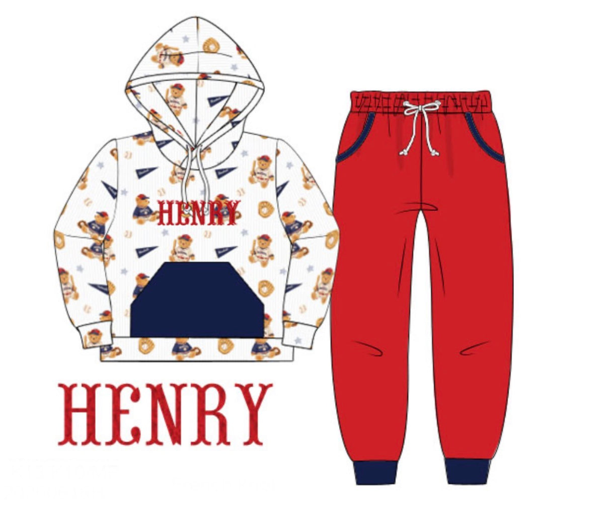 PO55 Winter Jogger Sets - Baseball Bears